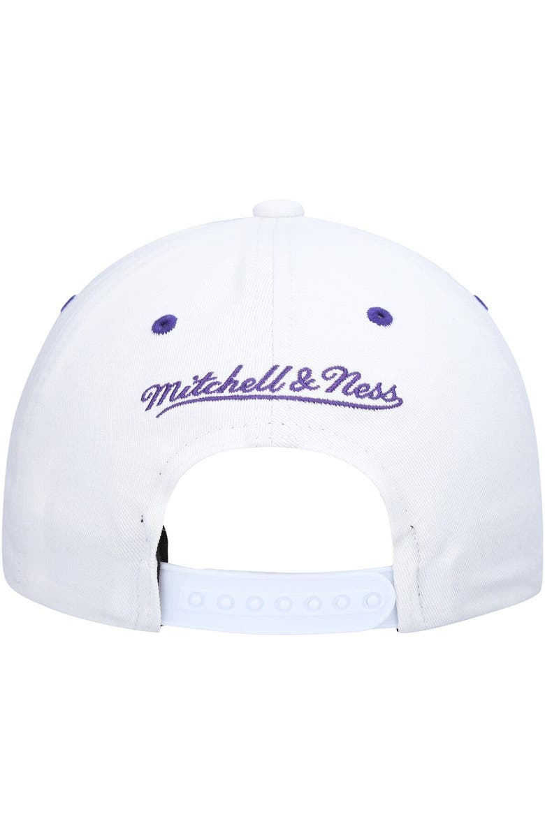 Mitchell & Ness Men's Mitchell & Ness White Los Angeles Lakers Oh Word Pro Snapback Hat, Alternate, color, 