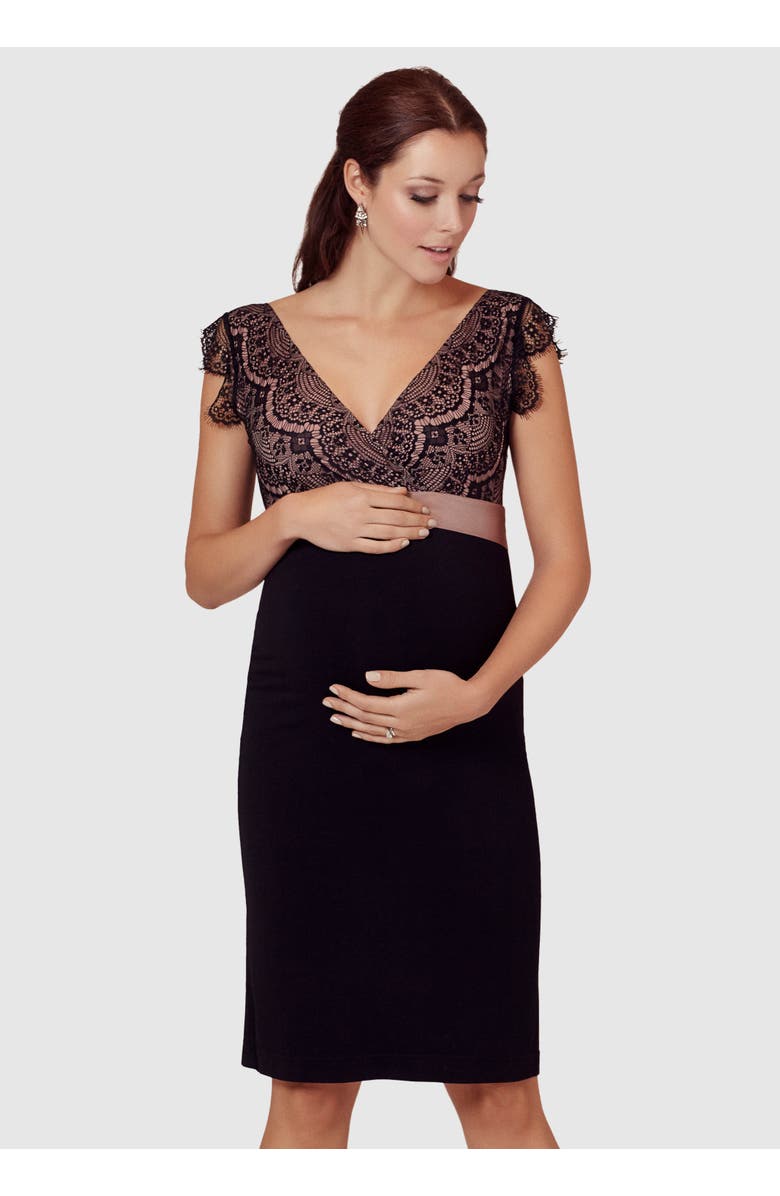 Tiffany Rose Maternity Rosa Maternity Dress, Main, color, Vintage Blush