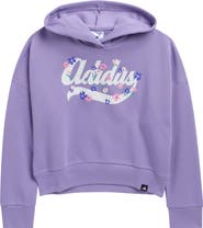 adidas Kids' Logo Fleece Graphic Hoodie