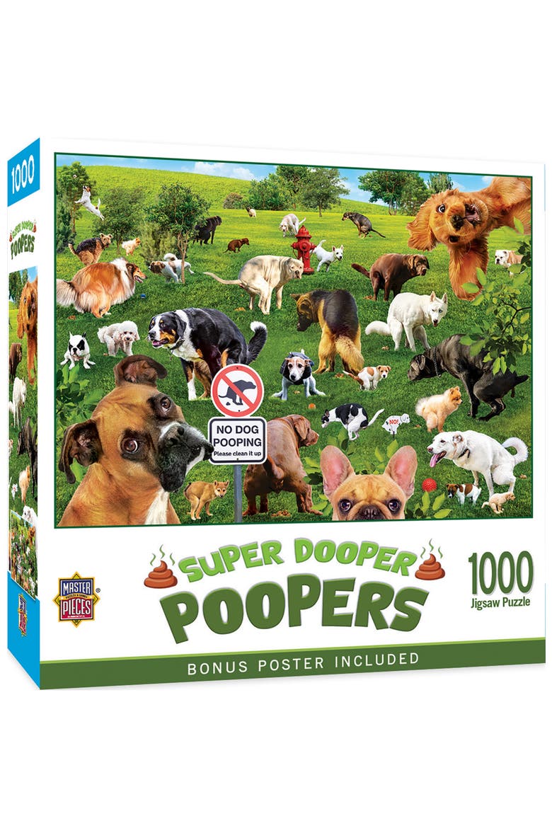 Super Dooper Poopers 1000 Piece Puzzle, Main, color, Multicolor