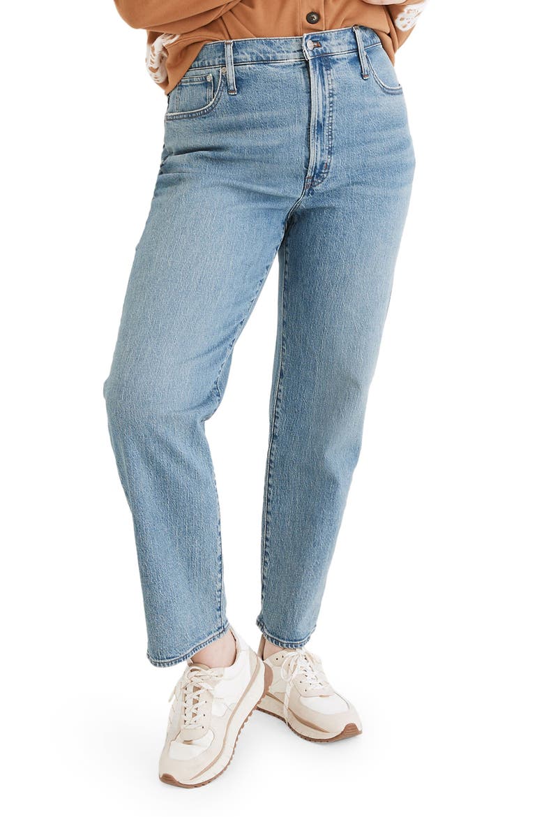 The Perfect Vintage Straight Leg Jeans, Alternate, color, HOYE WASH