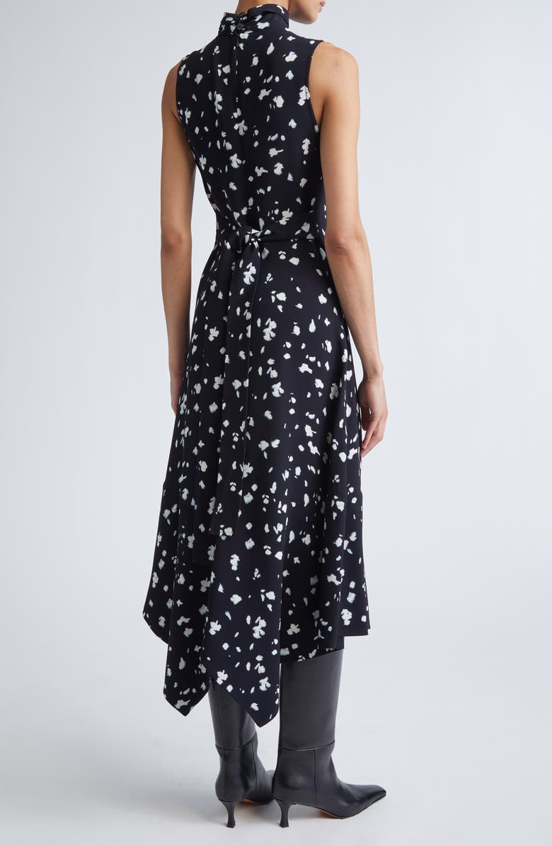 Proenza Schouler Devora Print Dress, Alternate, color, Black Multi