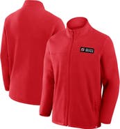 FANATICS Men's Fanatics Red New Jersey Devils Home Ice Fleece Full-Zip Jacket
