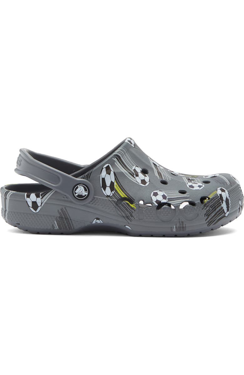 CROCS Kids' Baya Print Clog, Alternate, color, Charcoal