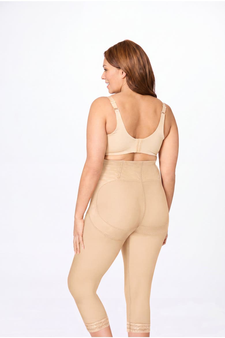 High Waist Capri Shaper, Alternate, color, NUDE