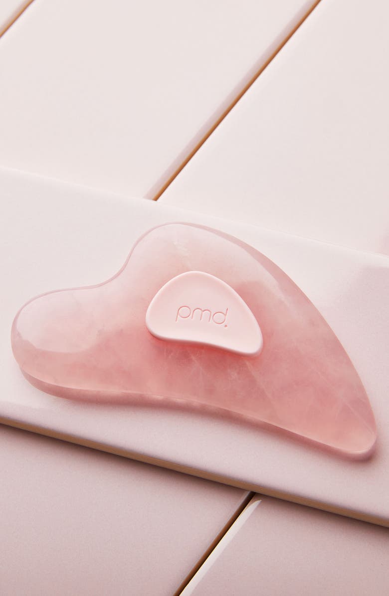 PMD Gua Sha Rose Quartz Facial Tool, Alternate, color, Rose Quartz