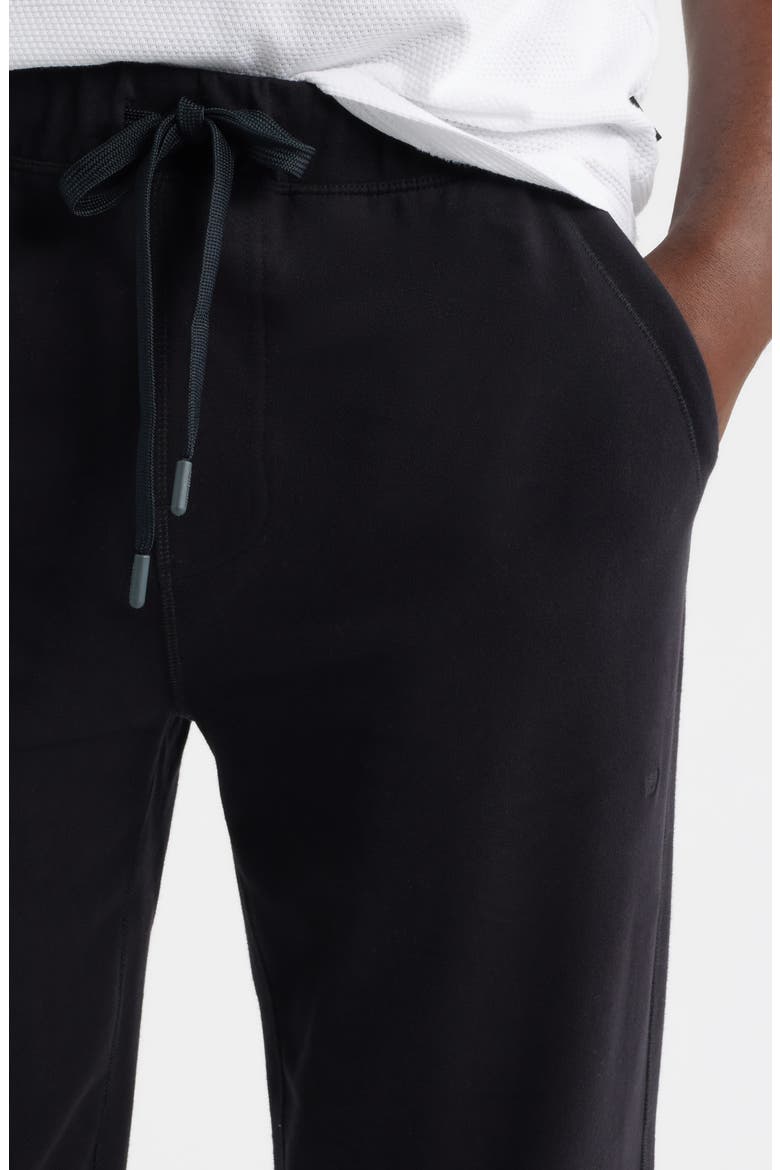 Ace Stretch Cotton French Terry Sweatpants, Alternate, color, TRUE BLACK