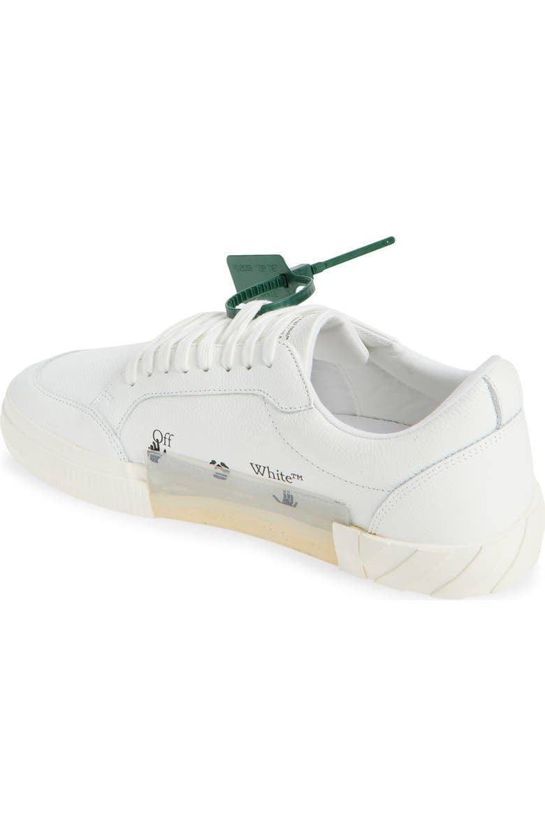 Off-White Low Vulcanized Calf Leather Sneaker, Alternate, color,