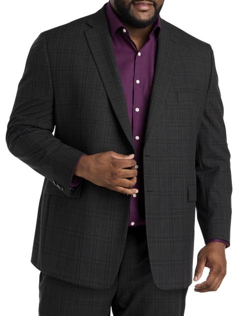 Check Patterned Suit Jacket