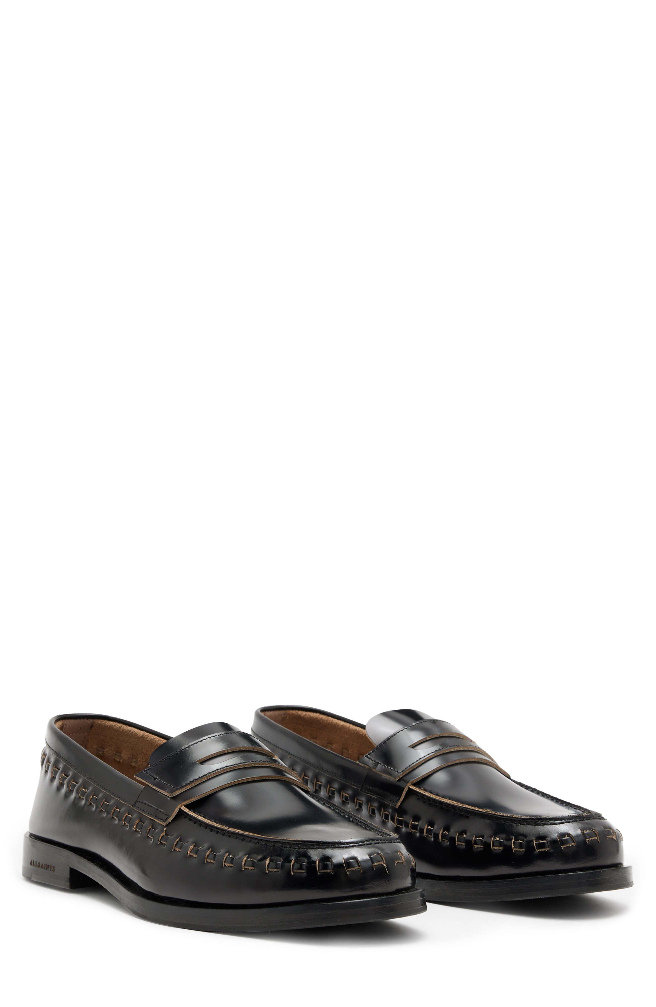 AllSaints Sammy Penny Loafer, Main, color, 