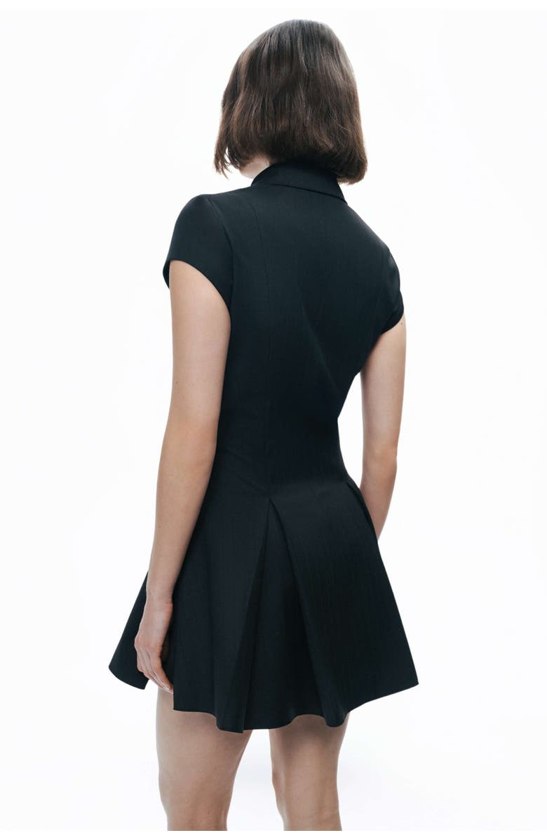 Nocturne Pleated Mini Dress, Alternate, color, 