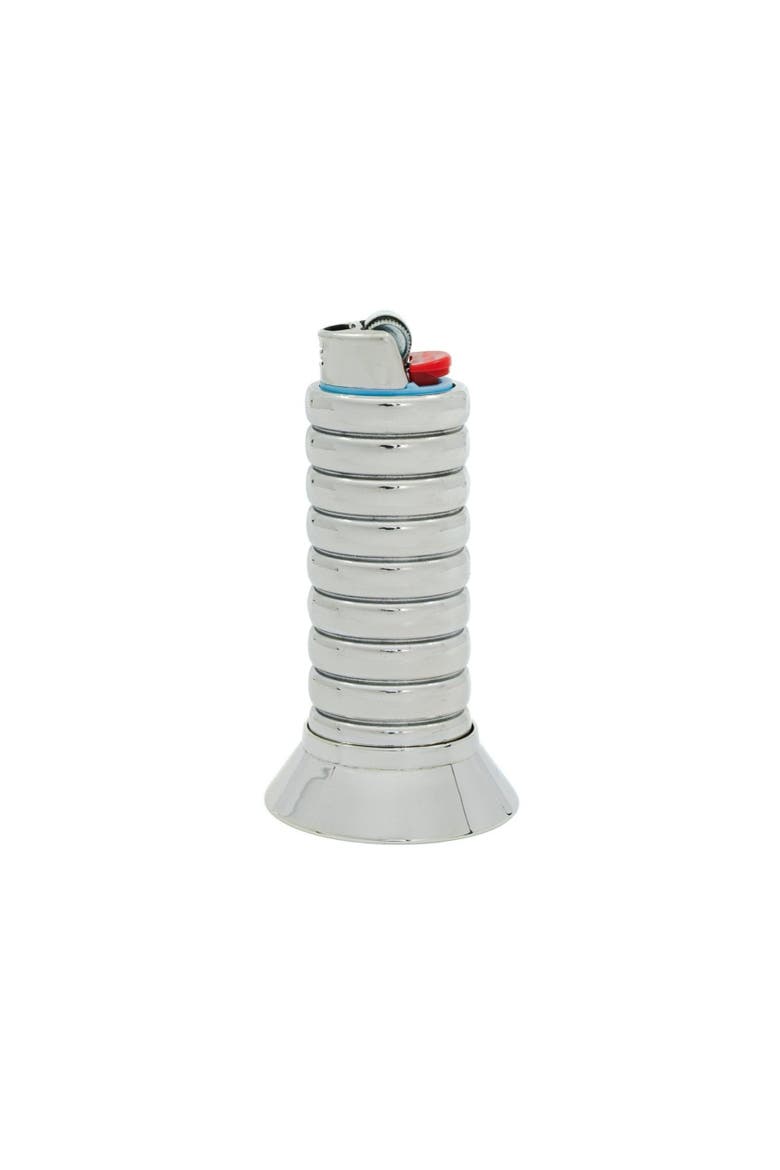 Gio Lighter Holder, Main, color, Sterling Silver