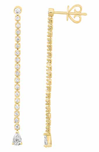 Lab-Grown Diamond Drop Earrings