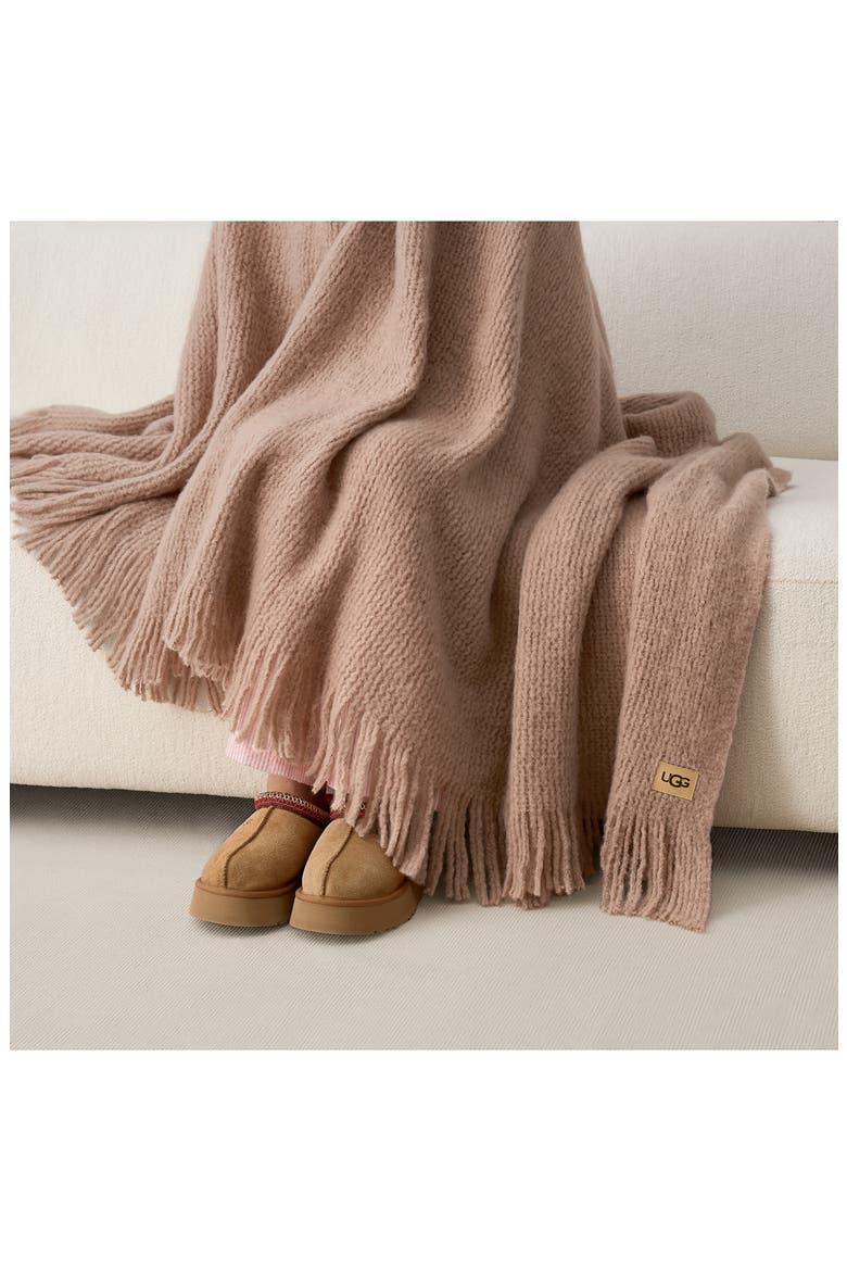 Margot Throw Blanket, Alternate, color, SANDALWOOD