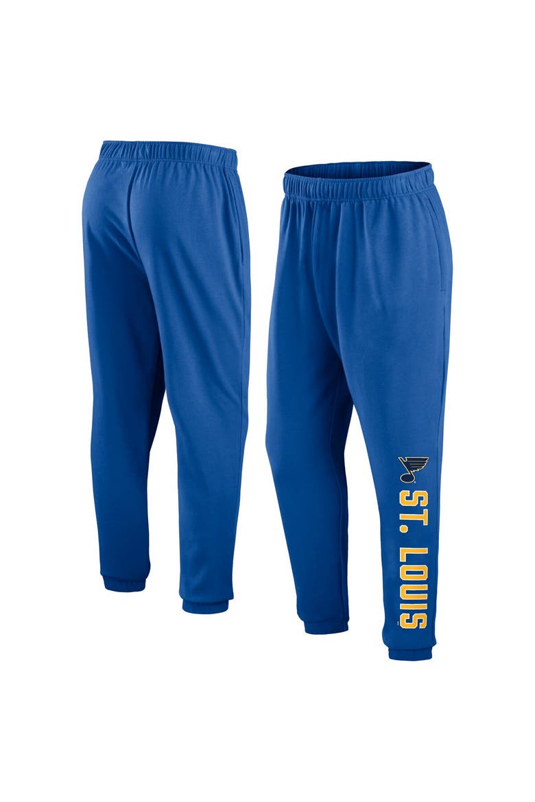 Men's Fanatics Blue St. Louis Blues Chop Block Fleece Sweatpants, Main, color, Blue
