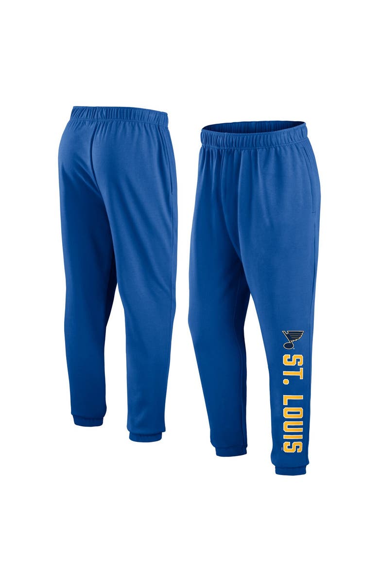 FANATICS Men's Fanatics Blue St. Louis Blues Chop Block Fleece Sweatpants, Main, color, Blue