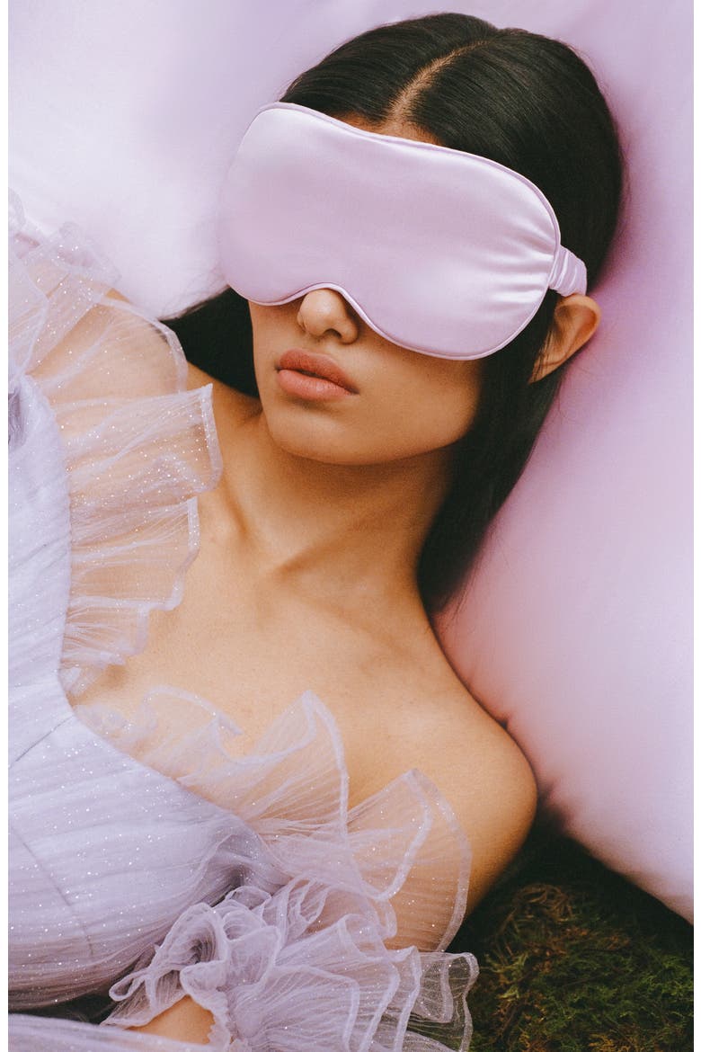 Lovely Lashes Pure Silk Contour Sleep Mask, Alternate, color, WILDFLOWER