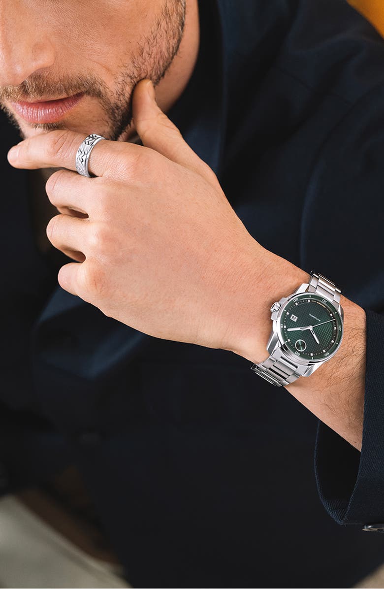 Movado Bold Verso Automatic Bracelet Watch, 41mm, Alternate, color, Green