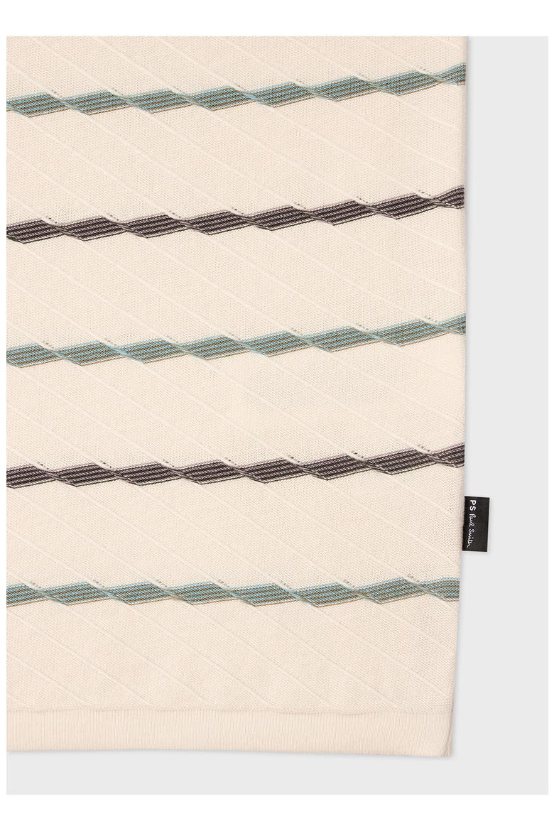 Short Sleeve Stripe Sweater, Alternate, color, IVORY