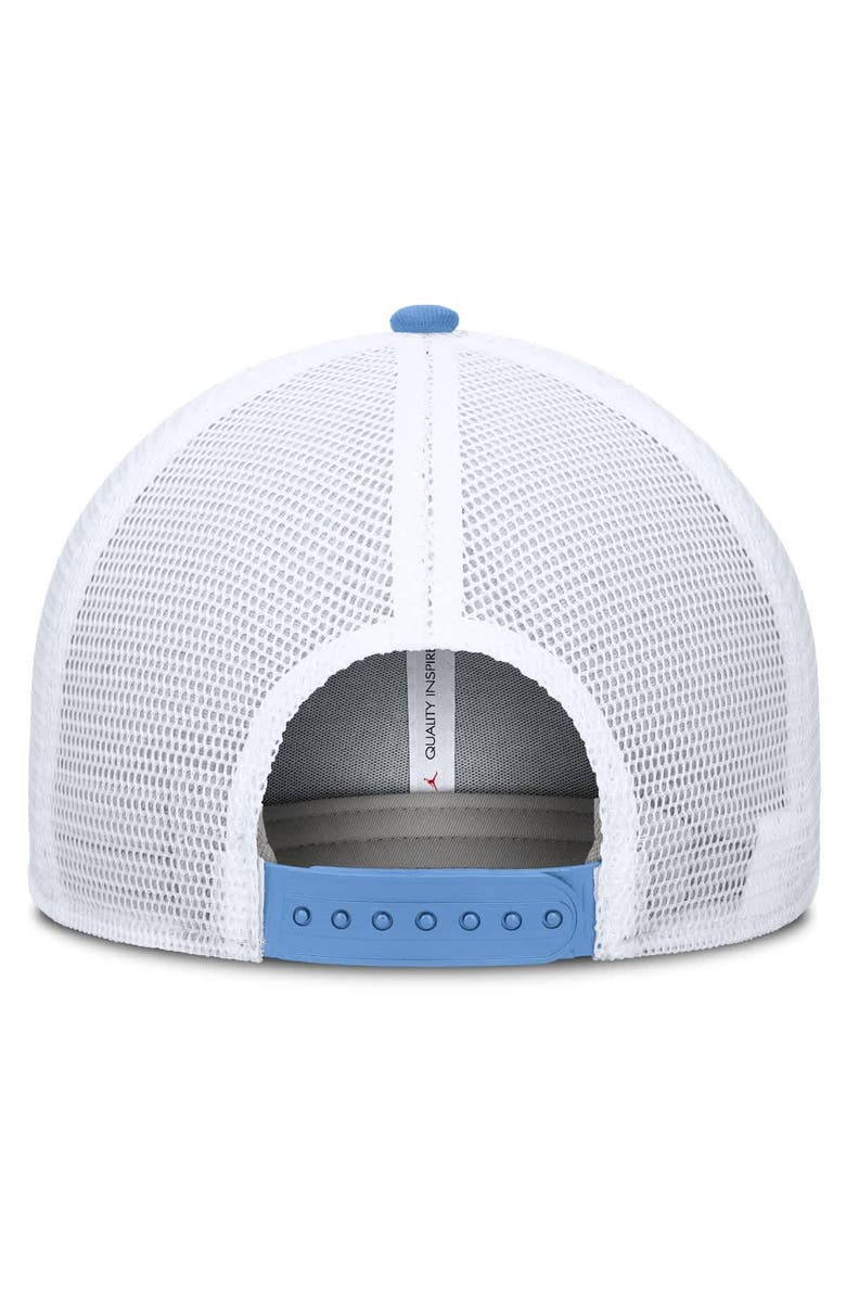 Jordan Brand Men's Jordan Brand Carolina Blue/White North Carolina Tar Heels Rise Primetime Performance Trucker Adjustable Hat, Alternate, color, 