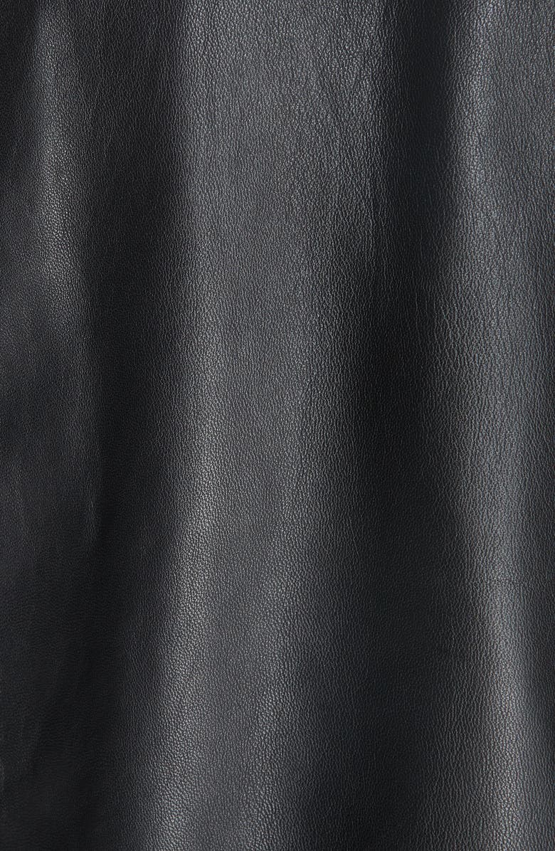 Acne Studios Leather Moto Jacket, Alternate, color, 