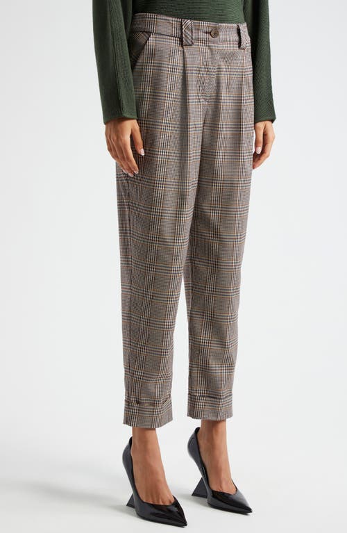 Ramy Brook Ellen Plaid Ankle Pants