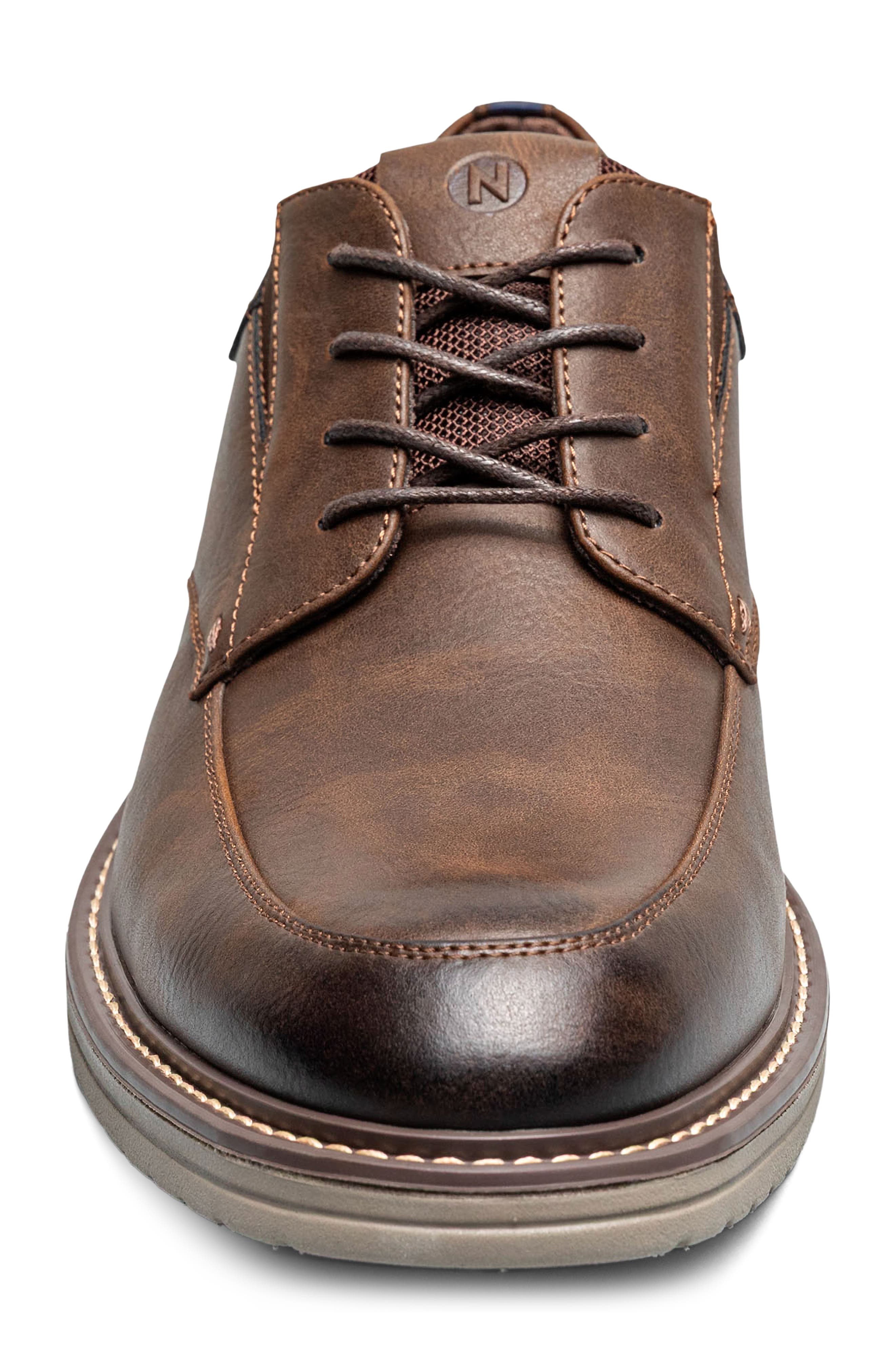 Gates Moc Toe Oxford, Alternate, color, BROWN MULTI