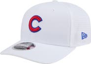 New Era Men's New Era White Chicago Cubs COOLERA 9SEVENTY Adjustable Hat