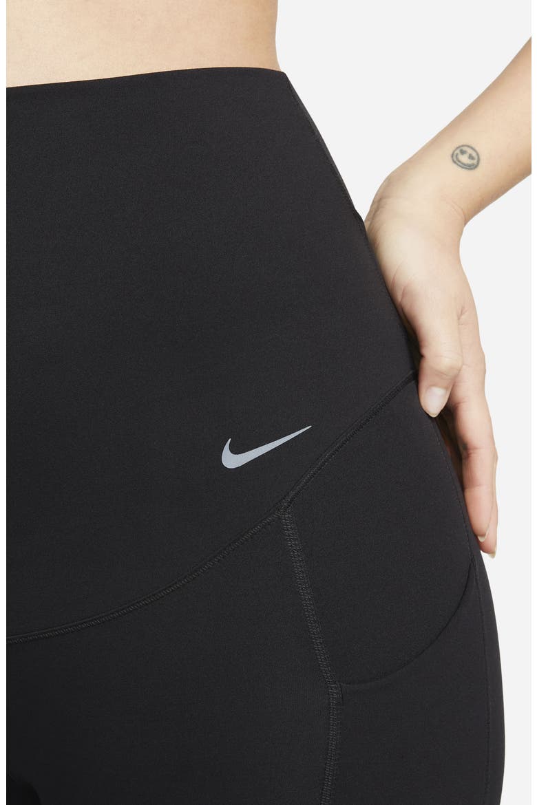 Zenvy Dri-FIT High Waist 7/8 Maternity Leggings, Alternate, color, BLACK
