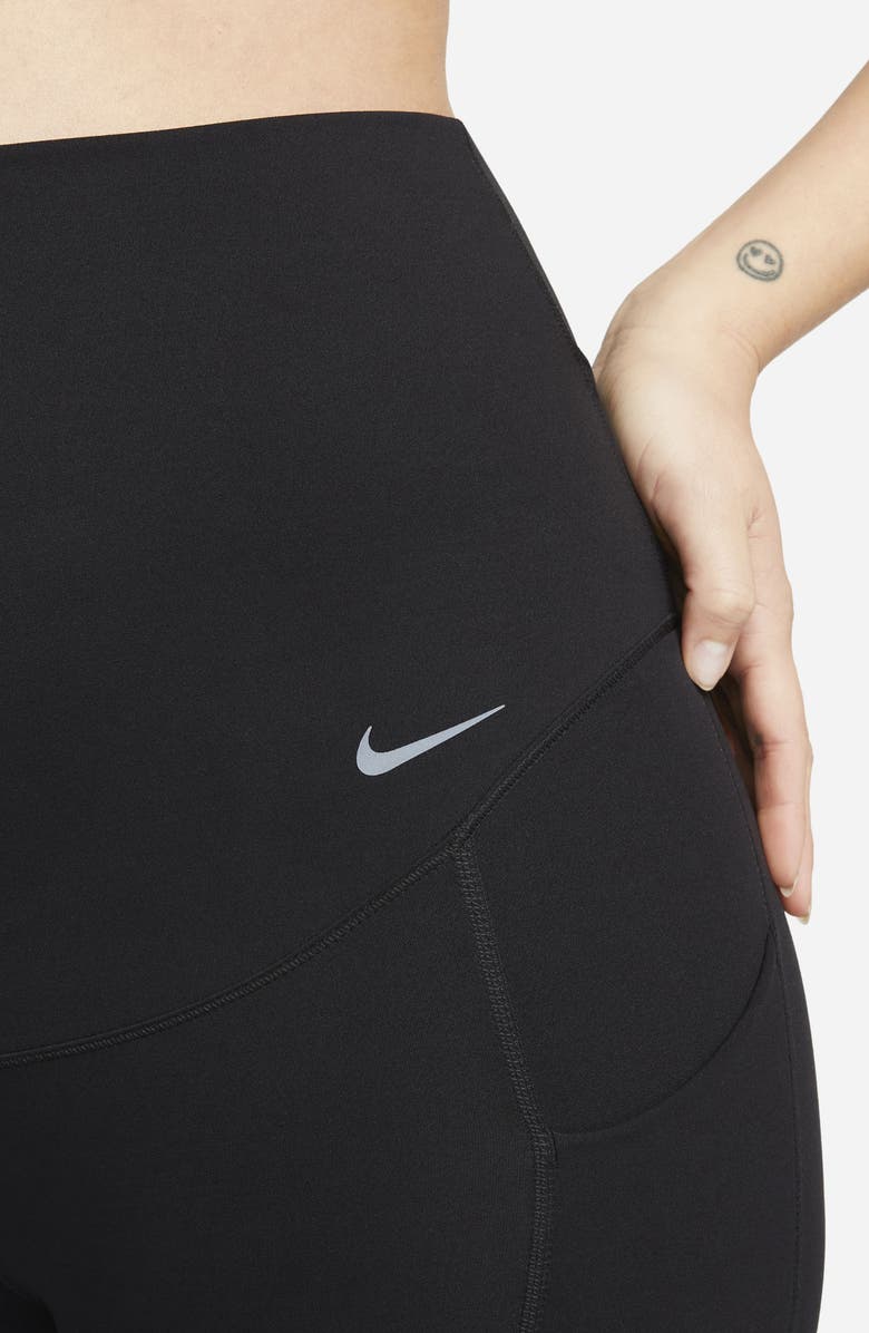 Nike Zenvy Dri-FIT High Waist 7/8 Maternity Leggings, Alternate, color, Black