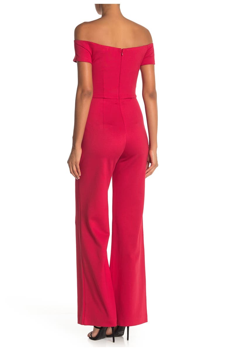 Trina Turk Aviana Off-the-Shoulder Jumpsuit, Alternate, color, 