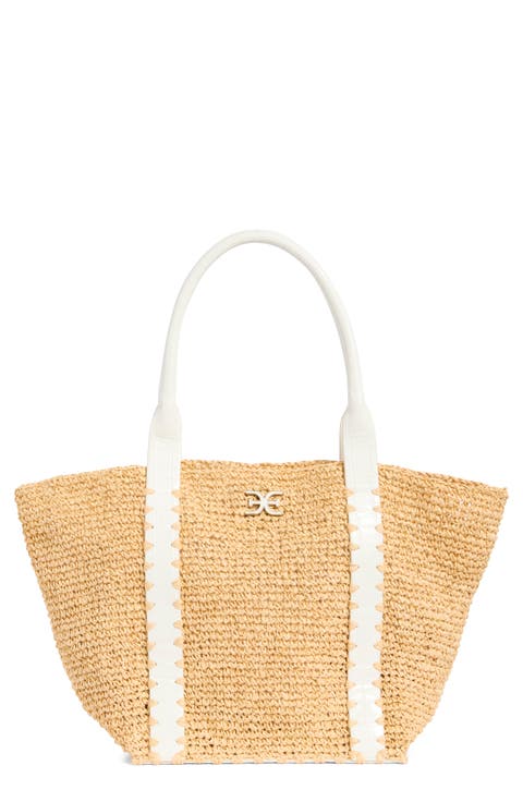 Marley Raffia Tote Bag