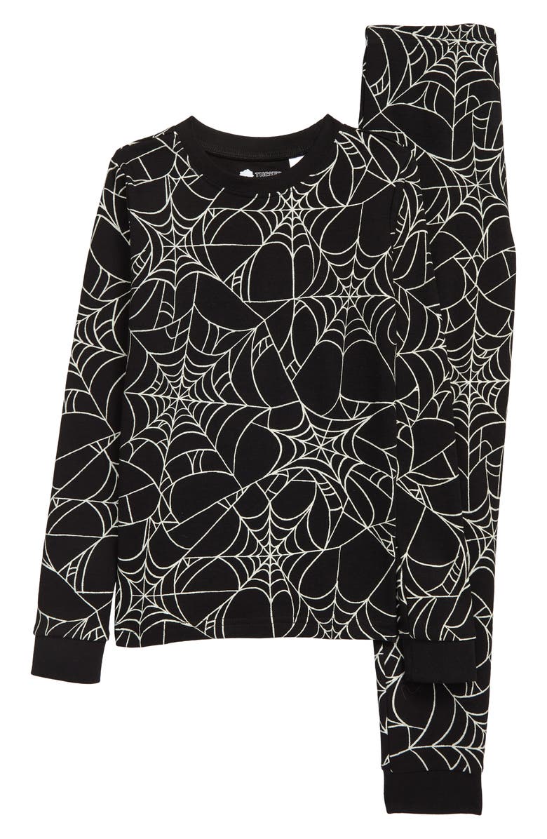 Tucker + Tate Kids' Glow in the Dark Fitted Two-Piece Pajamas, Main, color, 