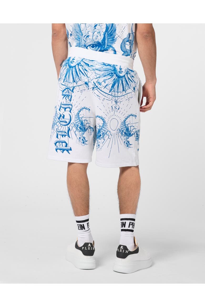 Fleece Shorts Tattoo Tattoo Men, Alternate, color, OffWhite