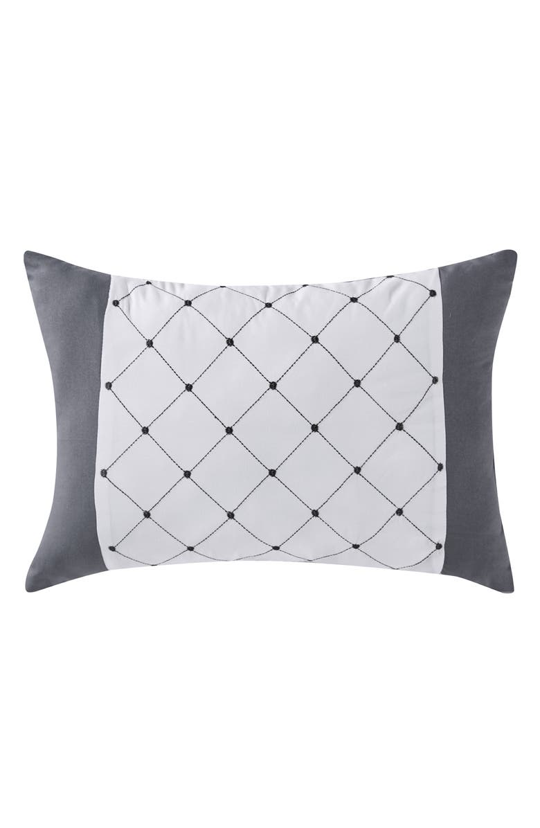 VCNY HOME Trisha Ruched Stripes Bed-in-a-Bag Comforter Set, Alternate, color, 