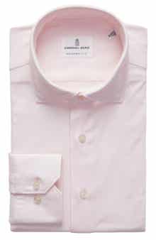 Emanuel Berg Modern Fit 4 Flex Stretch Knit Button-Up Shirt