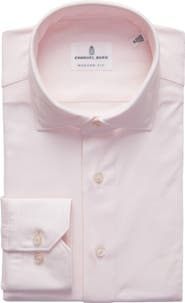 Emanuel Berg Modern Fit 4 Flex Stretch Knit Button-Up Shirt