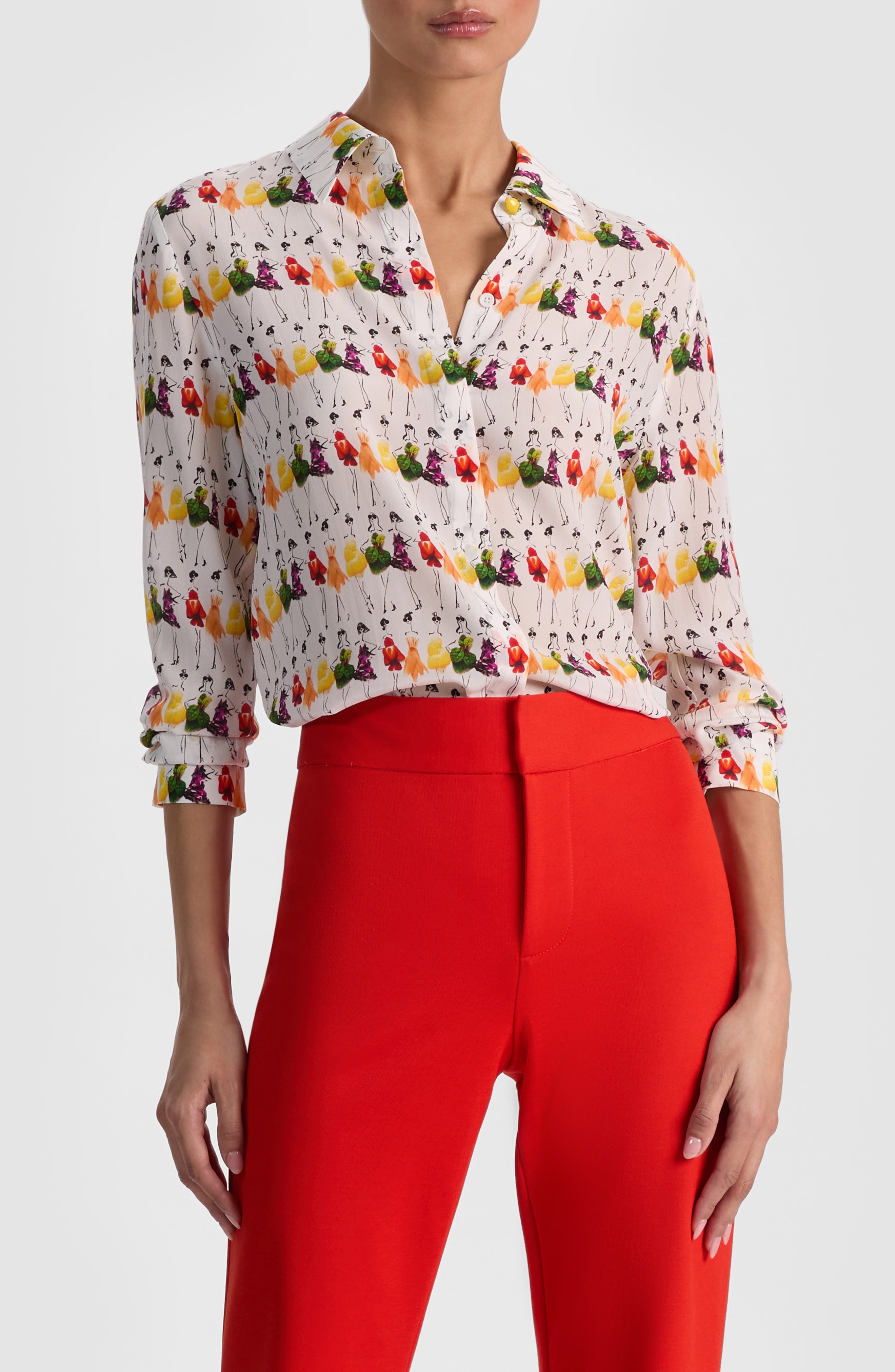 Willa Staceface Silk Shirt