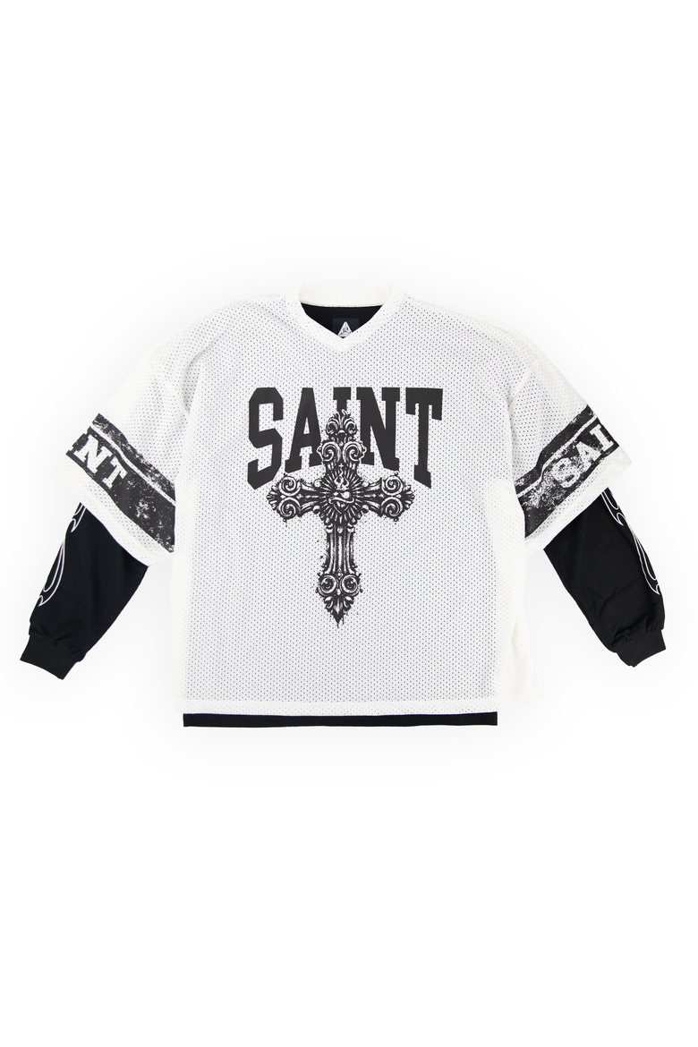 Encino Tee, Main, color, Jet Stream/ Saint Cross