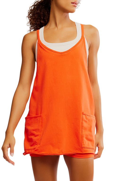 Shop Free People Fp Movement Hot Shot Mini Sport Dress In Scarlett