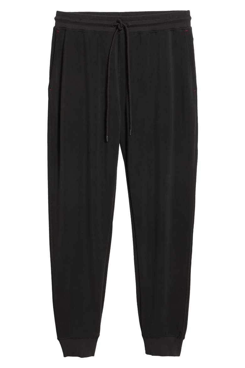 Pajama Joggers, Alternate, color, BLACK