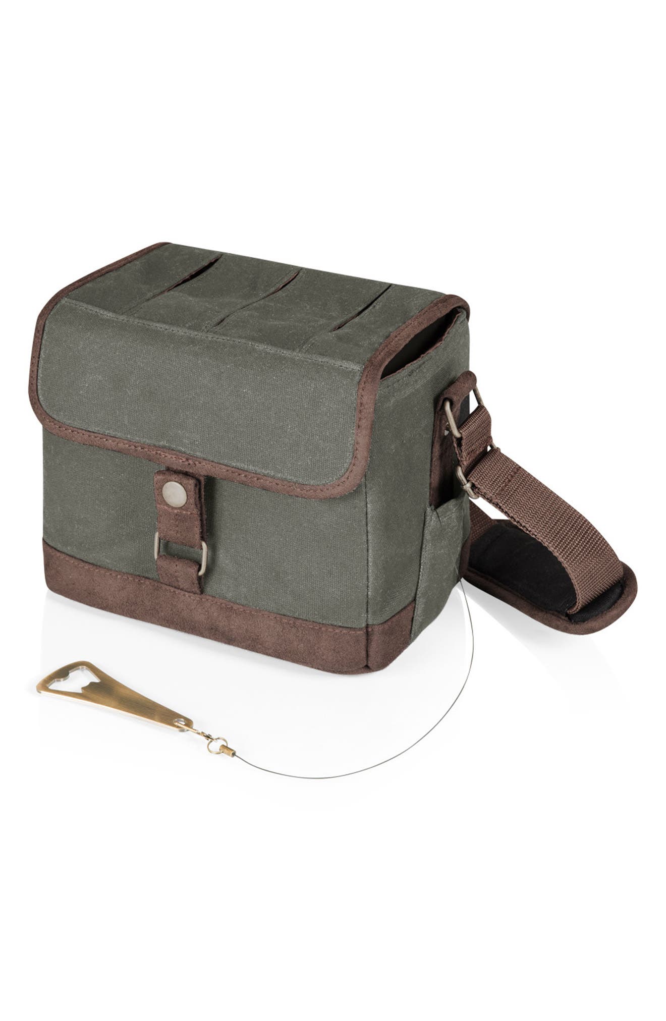 Picnic Time Beer Caddy Cooler Tote with Opener