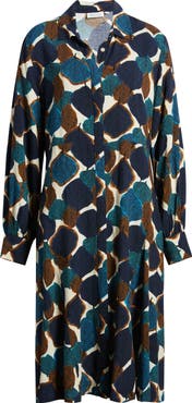 Masai Copenhagen Nadia Long Sleeve Button-Up Shirtdress
