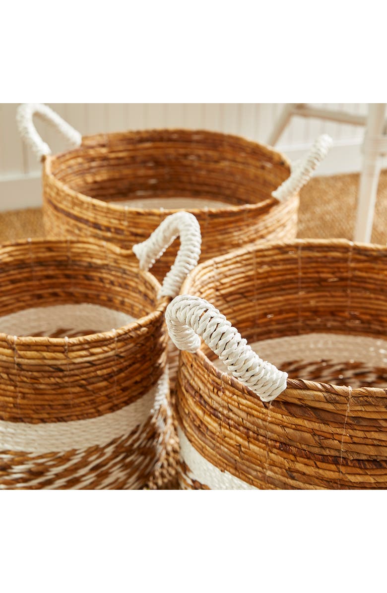 Napa Home & Garden Key Largo Round Baskets Set of 3, Alternate, color, 