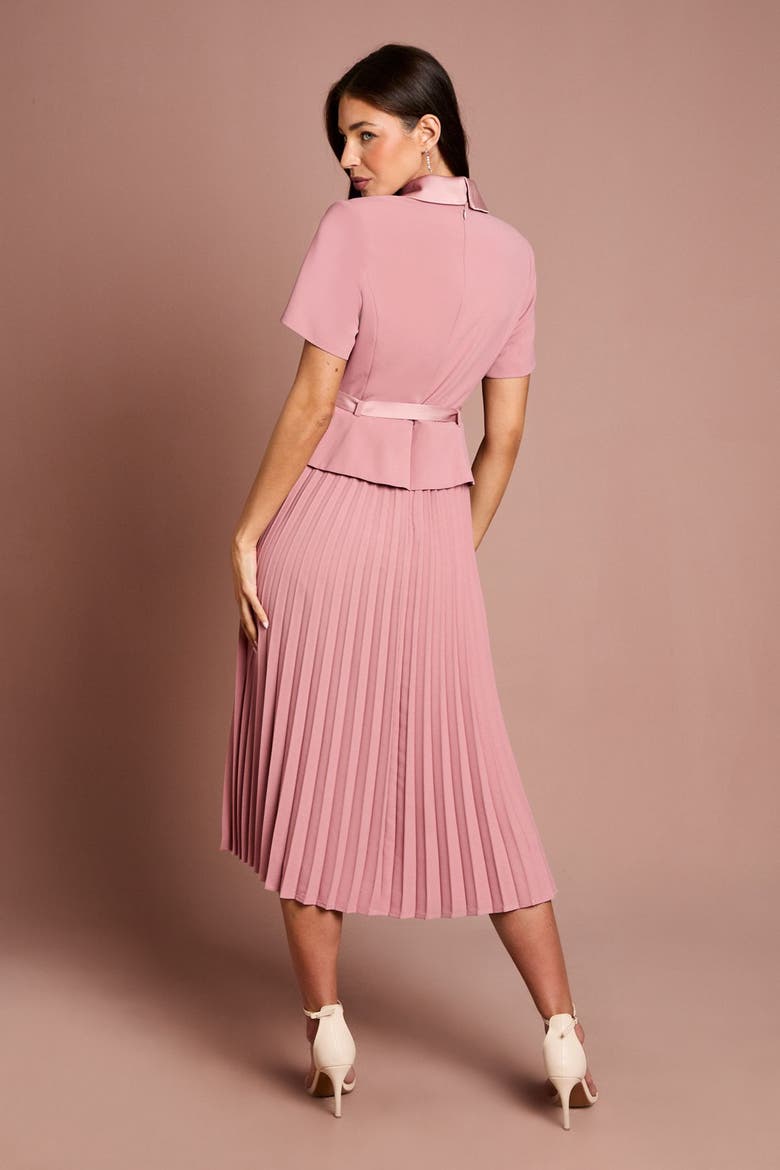 2 In 1 Pleated Skirt Dress, Alternate, color, Antique Rose