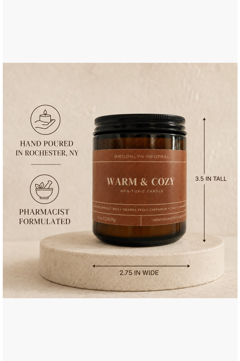 Warm and Cozy Candle, Alternate, color, Amber