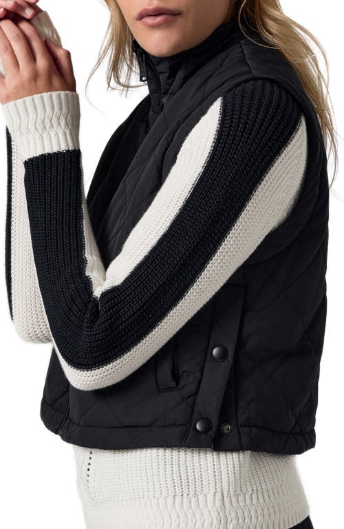 Alp N Rock Lucerne Water Repellent Quilted Vest In Black