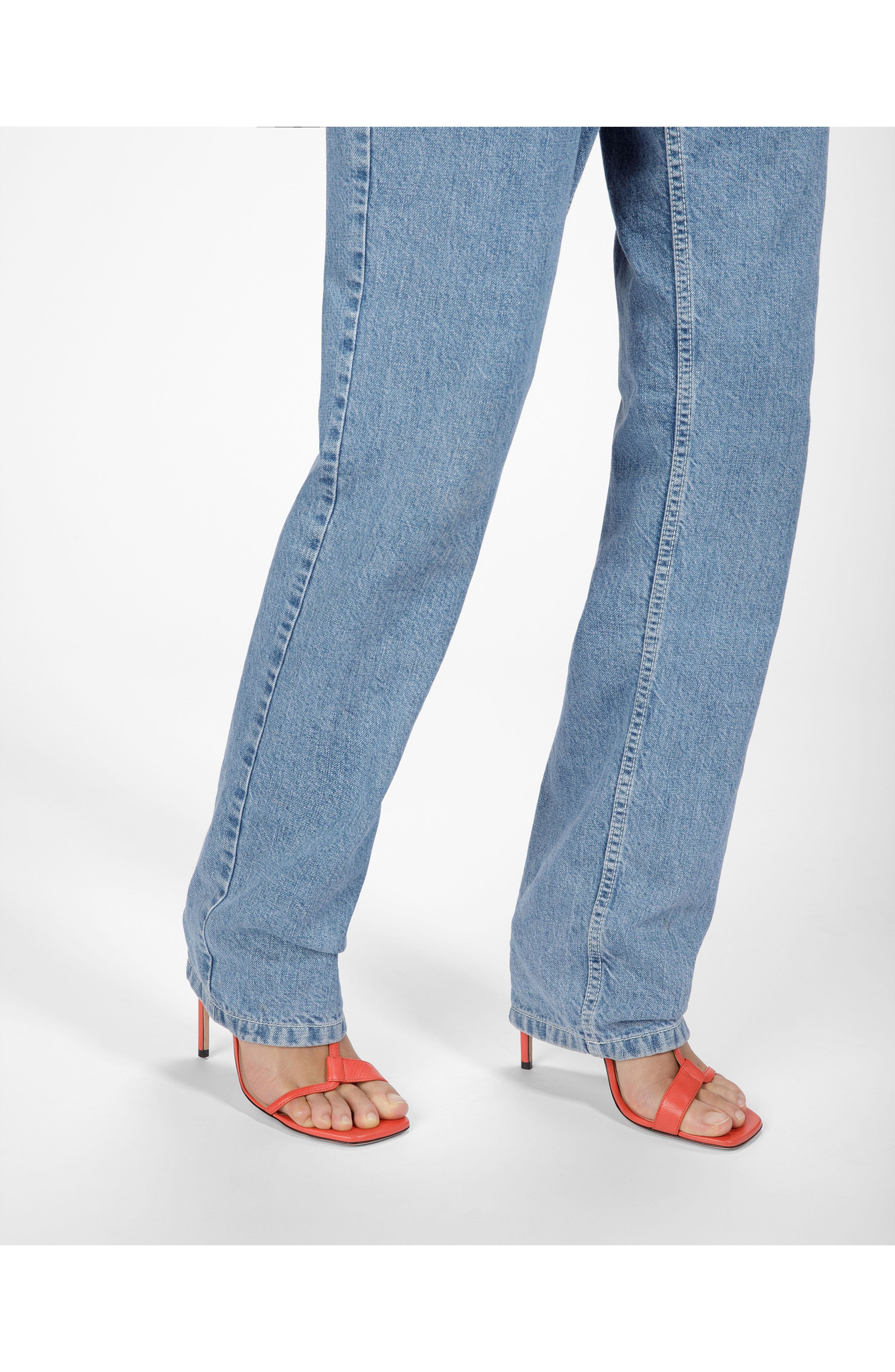 Bally Natalia Leather Sandals, Alternate, color, Orange