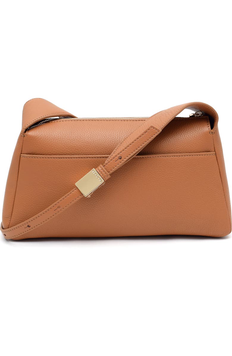 Thacker Bella Pebbled Leather Crossbody Bag, Alternate, color, Cognac