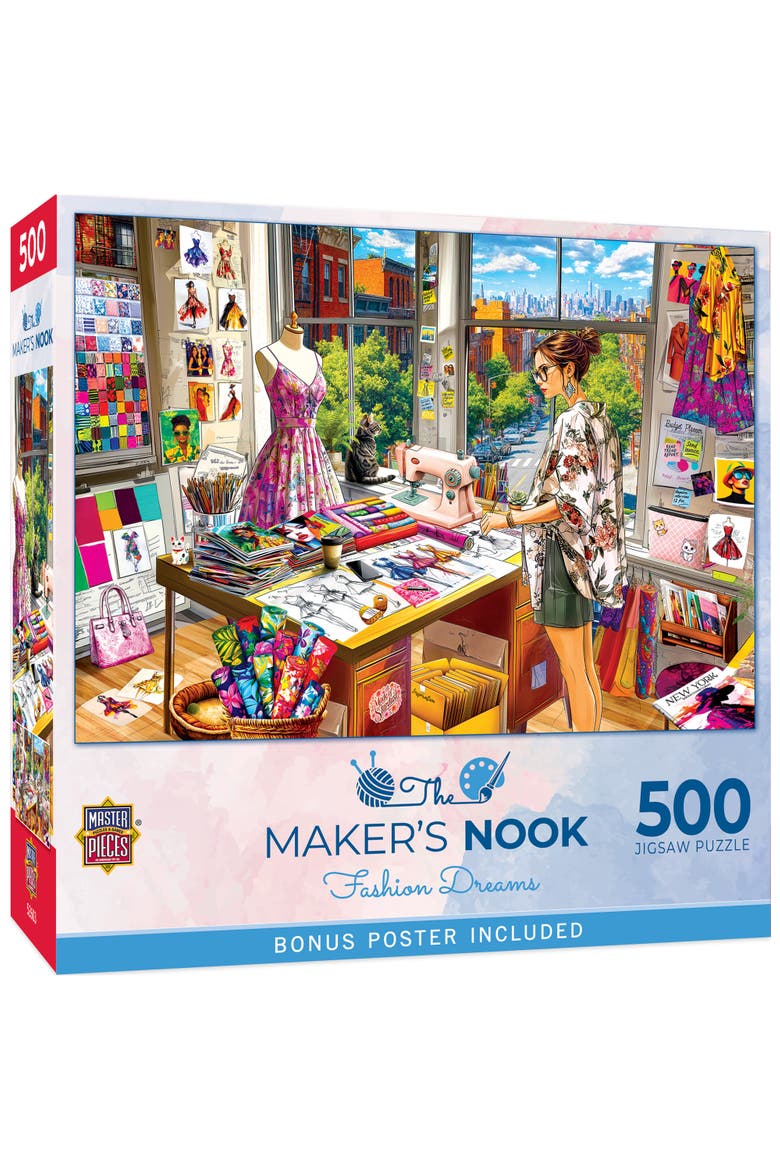 Fashion Dreams 500 Piece Jigsaw Puzzle, Main, color, Multicolor